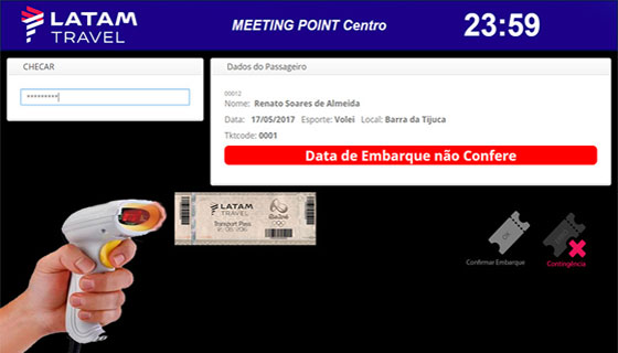 Controle de Embarque LATAM